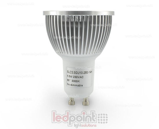 Imagen de Foco 5,5W COB blanco cálido 2800-3000K con casquillo GU10
