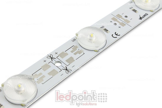 Imagen de Barra de led 1100mm 5800-6250K 22led 2835 24V 15W con lente