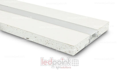Mostrar detalles de Perfil en aluminio con cartón yeso 44x12mm, 2 metros Imagen de Perfil en aluminio con cartón yeso 44x12mm, 2 metros