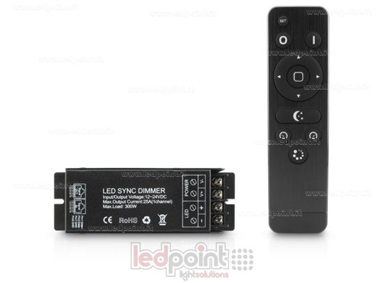 Imagen de Dimmer RF 4.3GHz 12/24V 1ch*25A