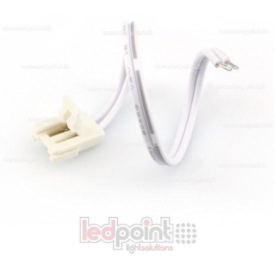 Imagen de Conector con cable de 14cm para tiras de led 2835 y 3528 monocromáticas (PCB 8mm), versión reducida