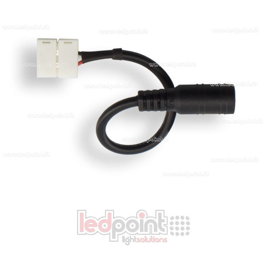 Imagen de Conector para conexión de tiras 2835 y 5050 (10mm) monocromáticas, 20-22 AWG 6A, con conector 25mm