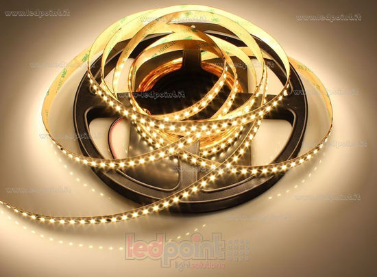 Imagen de Tira led 5m blanco cálido 2900-3000K 2835 140leds/m Honglitronic 24V 24W/m control de corriente