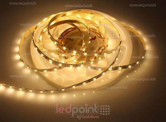Imagen de Tira de led 5m blanco cálido 2600-2800K 3528 60led/m 24V 4,8W/m