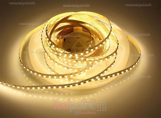 Imagen de Tira de led 5m blanco cálido 2900-3100K 3528 120led/m 24V 9,6W/m