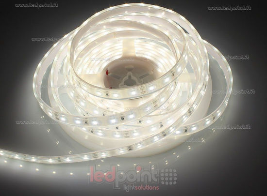 Imagen de Tira de led 5m blanco 3800-3900K 2835 60led/m IP67 silicona Honglitronic 24V