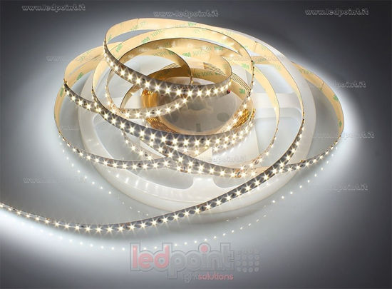 Imagen de Tira de led 5m blanco 4000-4250K 3014 140led/m Honglitronic 24V 14,4W/m