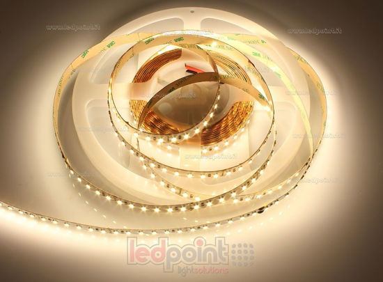 Imagen de Tira de led 5m blanco cálido 2900-3000K 2835 120led/m Honglitronic 24V 24W/m