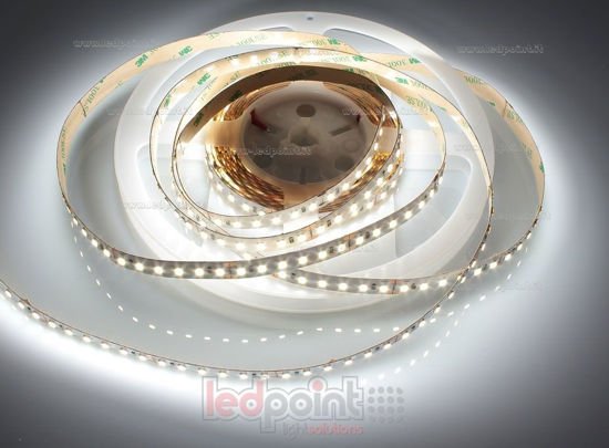 Imagen de Tira de led 5m blanco 4000-4250K 2835 120led/m Honglitronic 24V 24W/m