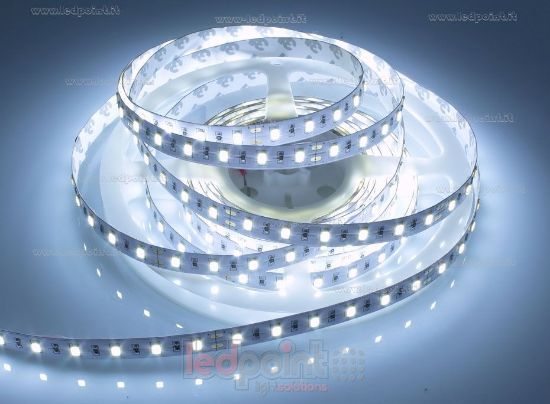 Imagen de Tira de led 5m blanco frío 6000-6500K 5730 60led/m Honglitronic 24V 18W/m