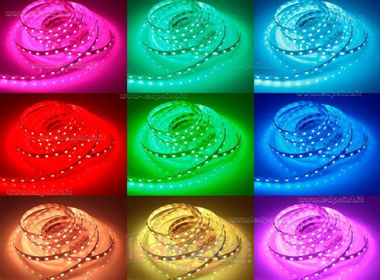 Imagen de Tira de led 5m RGB 5050 60led/m Honglitronic 24V 14,4W/m
