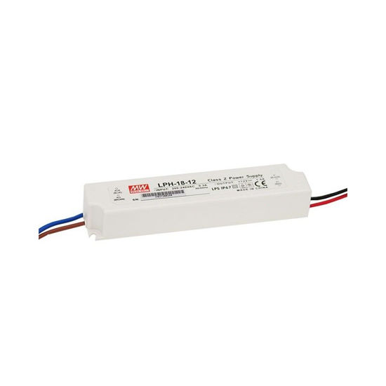 Imagen de Fuente de alimentación 18W 12V IP67 Mean Well