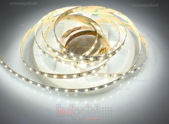 Imagen de Tira de led 5m blanco 4000-4250K 2835 70led/m Honglitronic 24V Made in Italy