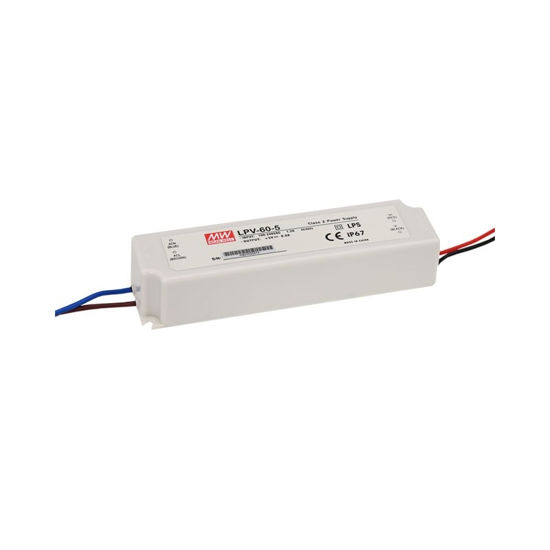Imagen de Alimentador 60W 12V IP67 Mean Well