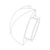 Imagen de Modelo descargable para impresión 3D de tapa angular redonda interior para perfil angular AN02-08 y AN03-08