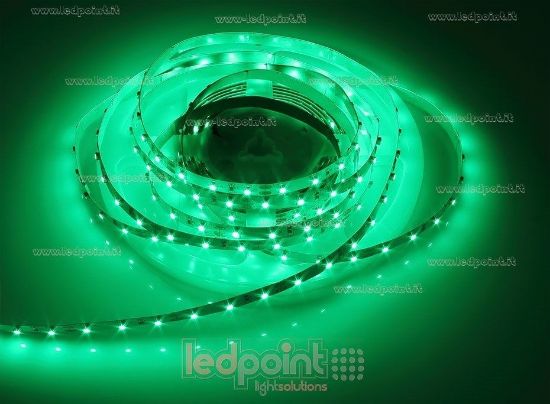 Imagen de Tira de led 1m verde 3528 60led/m 12V 4,8W/m