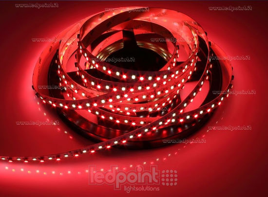 Imagen de Tira de led 5m RGB 3535 + blanco 4000K 2835 140led/m Honglitronic 24V 28,8W/m