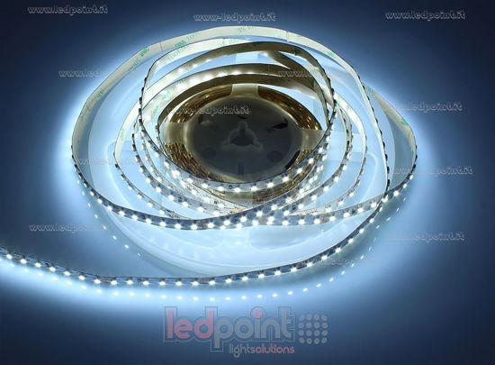 Imagen de Tira led 0,85m blanco frío 6000-6500K 3528 120 led/m 24V 9,6W/m, cable de 15 cm en un extremo