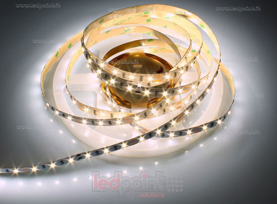 Imagen de Tira de led 5m blanco 3800-4000K 2835 60led/m Honglitronic 12V 14,4W/m