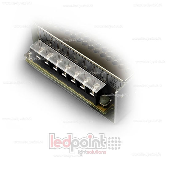 Imagen de Cobertura de plástico para terminal de conexión para fuentes de alimentación Mean Well LRS-100 y LRS-150