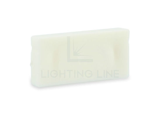 Imagen de Tapa blanca para perfil en aluminio SL08-03
