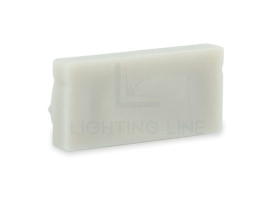 Imagen de Tapa gris para perfil en aluminio SL08-03