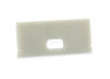 Imagen de Tapa gris con agujero para cable de alimentación para perfil en aluminio SL06-05