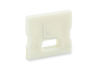 Imagen de Tapa blanca con agujero para cable de alimentación para perfil en aluminio SL05-03