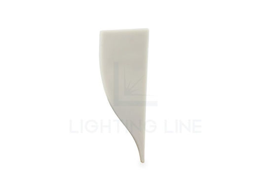 Imagen de Tapa gris derecha para perfil de aluminio para pared WL01-03