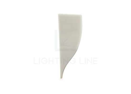 Imagen de Tapa gris izquierda para perfil de aluminio para pared WL01-03