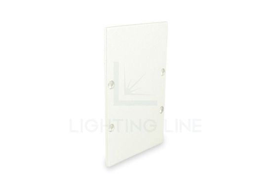 Imagen de Tapa blanca de aluminio para perfil CL02-07