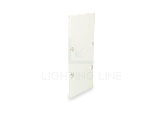 Imagen de Tapa blanca de aluminio para perfil CL01-06
