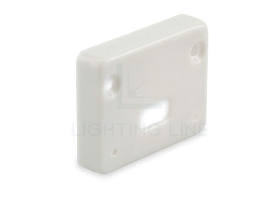 Imagen de Tapa gris de plástico con agujero para perfil SL10-13