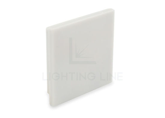 Imagen de Tapa gris en forma de L para perfil esquinero AN04-09 y AN05-09