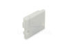Imagen de Tapa gris de plástico para perfil SL01-01 con difusor bajo