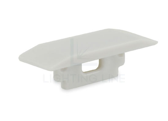 Imagen de Tapa gris de plástico con agujero para perfil RE07-12