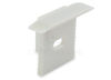 Imagen de Tapa gris de plástico con agujero para perfil RE06-01