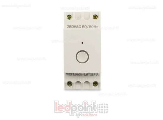 Imagen de Interruptor para carril DIN para medir el consumo max 16A RF 2,4 GHz para tecnología ZigBee