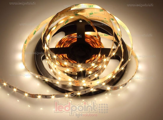 Imagen de Tira de led 5m blanco cálido 3000k 3step 2835 60led/m 12V 4,8W/m
