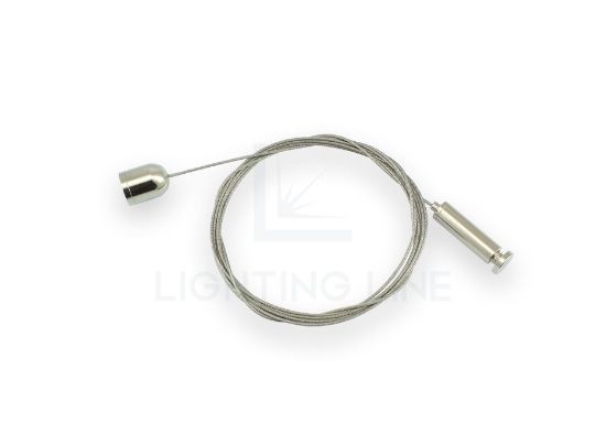 Imagen de Kit colgador para perfiles suspendidos con regulación cable inferior, 1 cable, longitud 2m