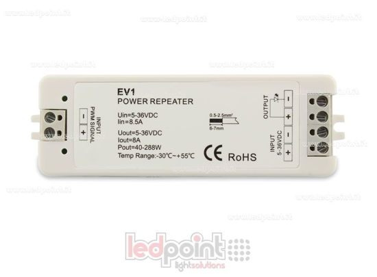Imagen de Amplificador monocromático 5-36V 8A 1 canal
