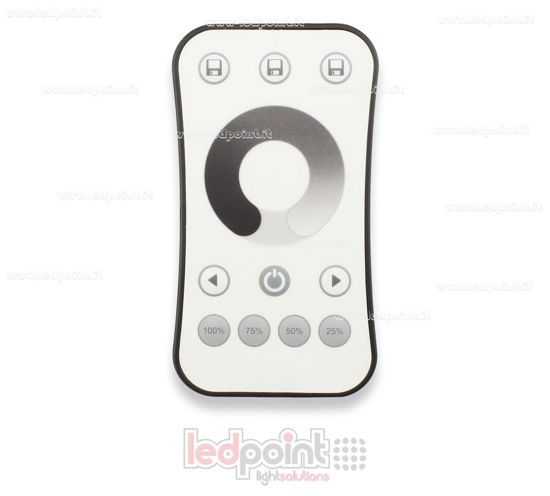 Imagen de Mando a distancia monocromático 1 zona, blanco RF24.G