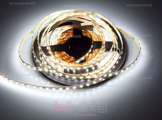Imagen de Tira de led 5m blanco 4000K 3step 2835 120led/m 24V 9,6W/m, PCB 5mm