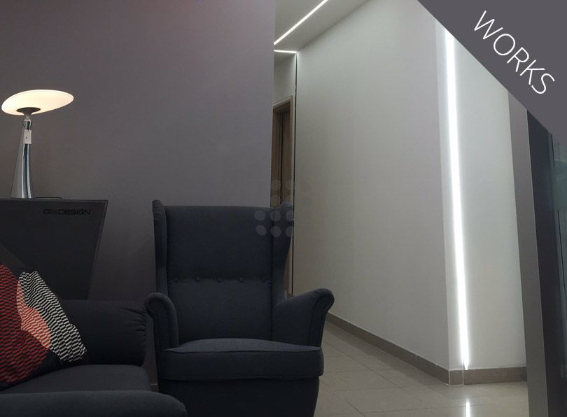 Iluminación de oficina