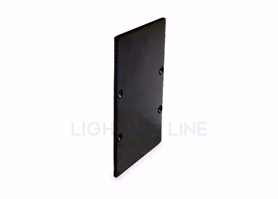 Imagen de Tapa negra de aluminio para perfil CL02-07