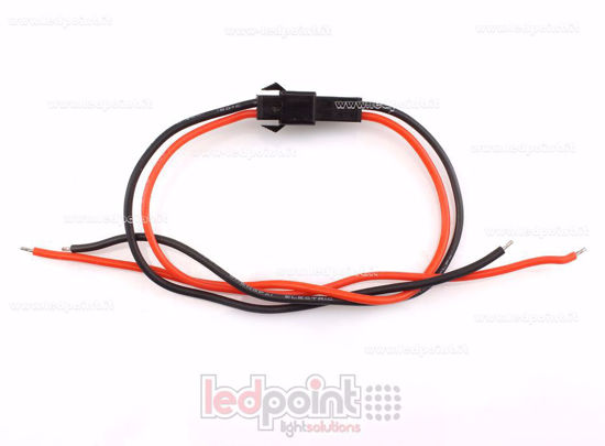 Imagen de Conector 2 cables para tira de led monocromática 0,5mm cable