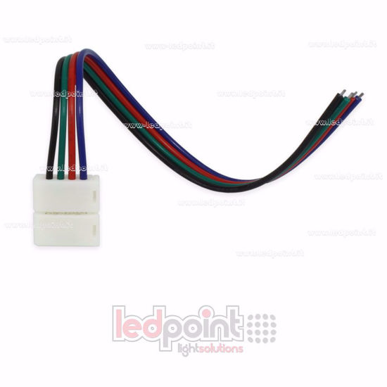 Imagen de Conector con cable de 14 cm para tiras 5050 RGB