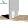 Imagen de Perfil de aluminio para zócalo 14x80mm, 2 metros