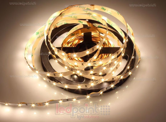 Imagen de Tira de led 5m blanco cálido 3000k 3step 2835 60led/m 24V 4,8W/m