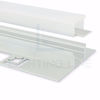 Imagen de Perfil de aluminio para cerámica 12mm impermeable para pisar, 3 metros